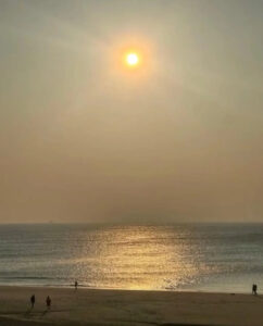 Sonnenuntergang am Strand