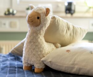 Kuscheltier im Bett in Intensivpflege WG